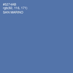 #5274AB - San Marino Color Image