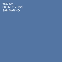#5275A4 - San Marino Color Image