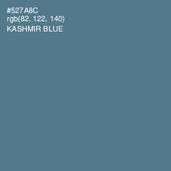 #527A8C - Kashmir Blue Color Image
