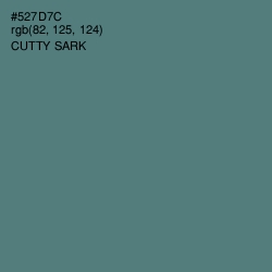 #527D7C - Cutty Sark Color Image