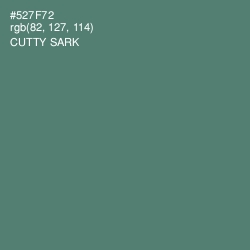 #527F72 - Cutty Sark Color Image