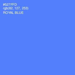 #527FFD - Royal Blue Color Image