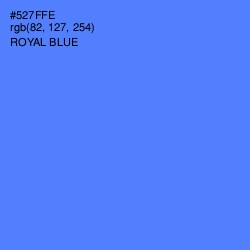 #527FFE - Royal Blue Color Image