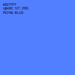 #527FFF - Royal Blue Color Image