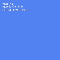 #5281F2 - Cornflower Blue Color Image