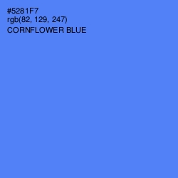 #5281F7 - Cornflower Blue Color Image