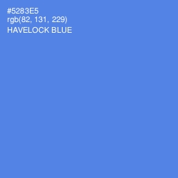 #5283E5 - Havelock Blue Color Image
