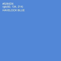 #5286D6 - Havelock Blue Color Image