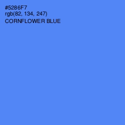 #5286F7 - Cornflower Blue Color Image