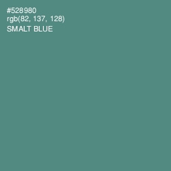 #528980 - Smalt Blue Color Image