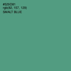 #529D81 - Smalt Blue Color Image