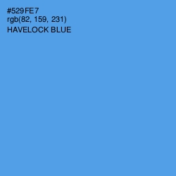 #529FE7 - Havelock Blue Color Image