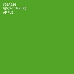 #52A526 - Apple Color Image
