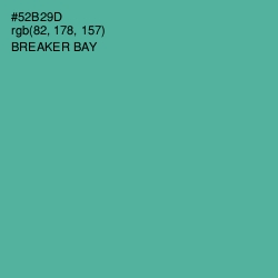 #52B29D - Breaker Bay Color Image