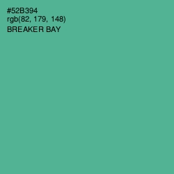 #52B394 - Breaker Bay Color Image