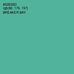 #52B39D - Breaker Bay Color Image