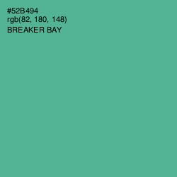 #52B494 - Breaker Bay Color Image