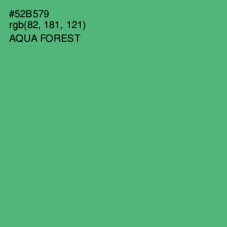 #52B579 - Aqua Forest Color Image