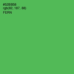 #52BB58 - Fern Color Image