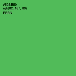 #52BB59 - Fern Color Image