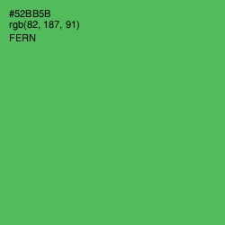 #52BB5B - Fern Color Image