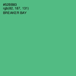 #52BB83 - Breaker Bay Color Image