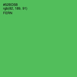 #52BD5B - Fern Color Image