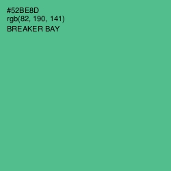 #52BE8D - Breaker Bay Color Image