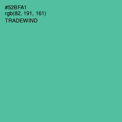 #52BFA1 - Tradewind Color Image