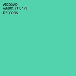 #52D3AD - De York Color Image