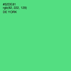 #52DE81 - De York Color Image