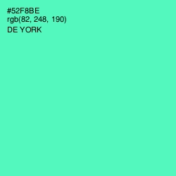 #52F8BE - De York Color Image