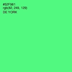 #52F981 - De York Color Image