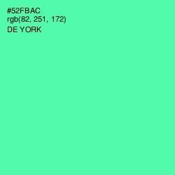 #52FBAC - De York Color Image