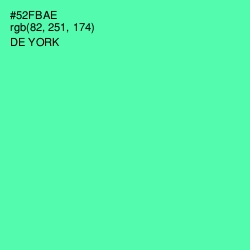 #52FBAE - De York Color Image