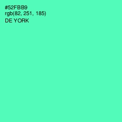 #52FBB9 - De York Color Image