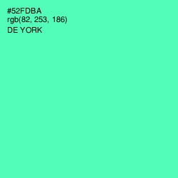 #52FDBA - De York Color Image