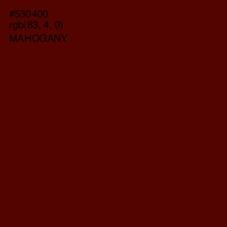 #530400 - Mahogany Color Image