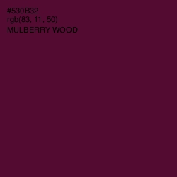 #530B32 - Mulberry Wood Color Image