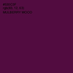 #530C3F - Mulberry Wood Color Image