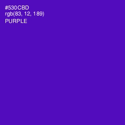 #530CBD - Purple Color Image