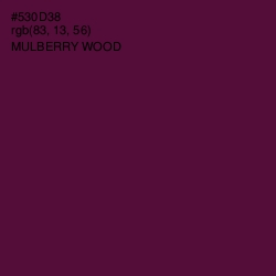 #530D38 - Mulberry Wood Color Image