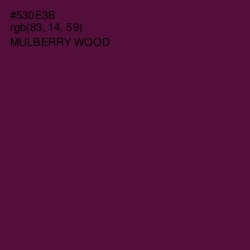 #530E3B - Mulberry Wood Color Image