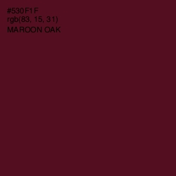 #530F1F - Maroon Oak Color Image