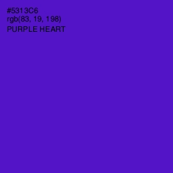 #5313C6 - Purple Heart Color Image