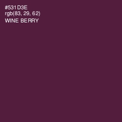 #531D3E - Wine Berry Color Image
