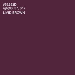 #53253D - Livid Brown Color Image