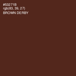 #53271B - Brown Derby Color Image