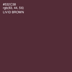 #532C38 - Livid Brown Color Image