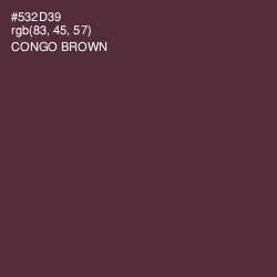#532D39 - Congo Brown Color Image
